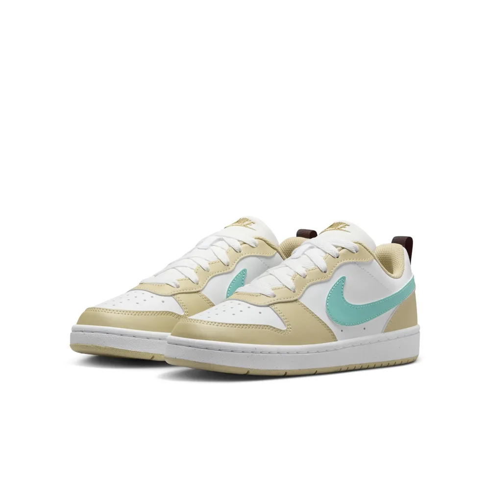 【NIKE】COURT BOROUGH LOW RECRAFT (GS) 中大童 休閒鞋 白粉-DV5456111 歷史價格詳細信息
