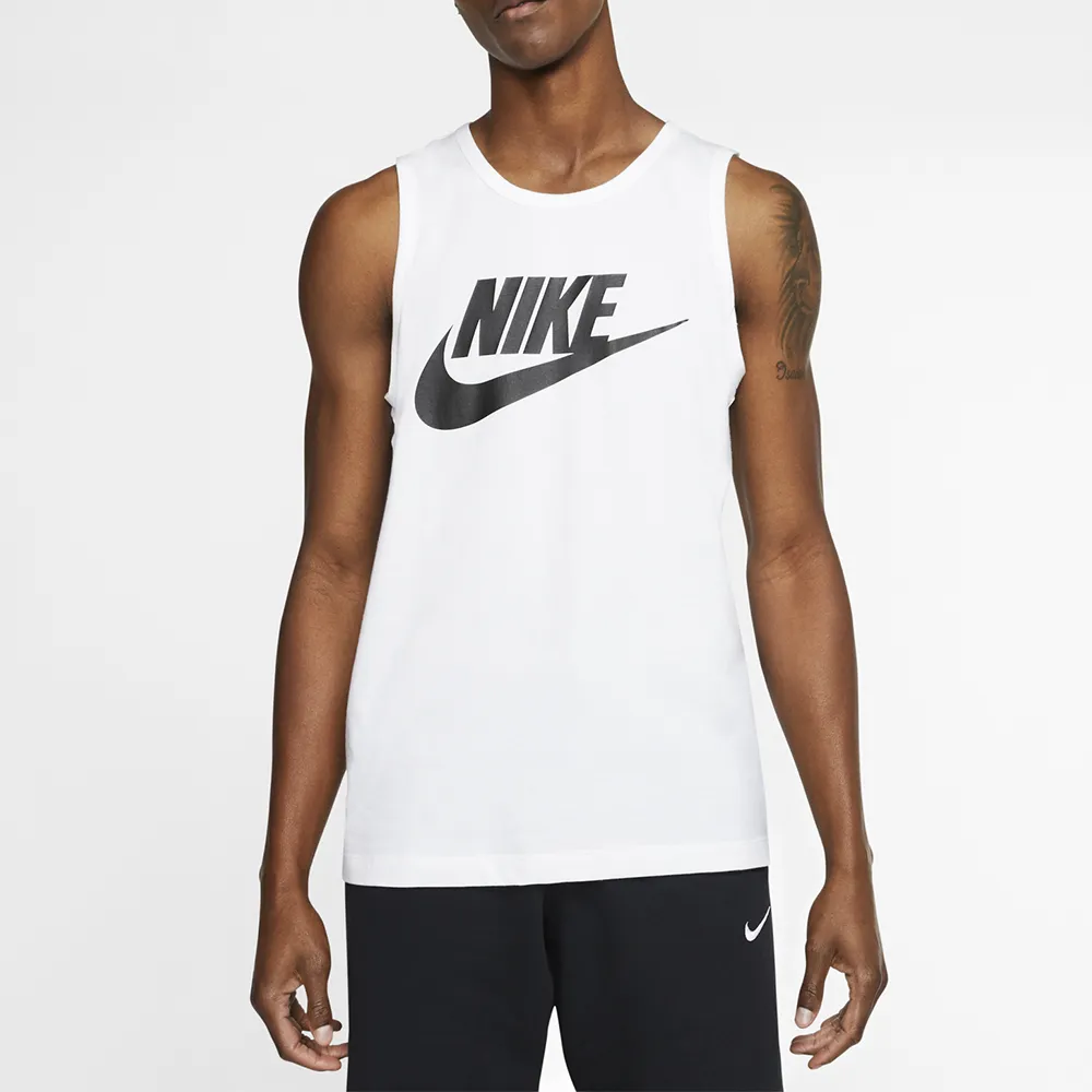 Nike AS M NSW TANK ICON FUTURA 男 白 運動 慢跑 休閒 背心 AR4992-101 歷史價格詳細信息