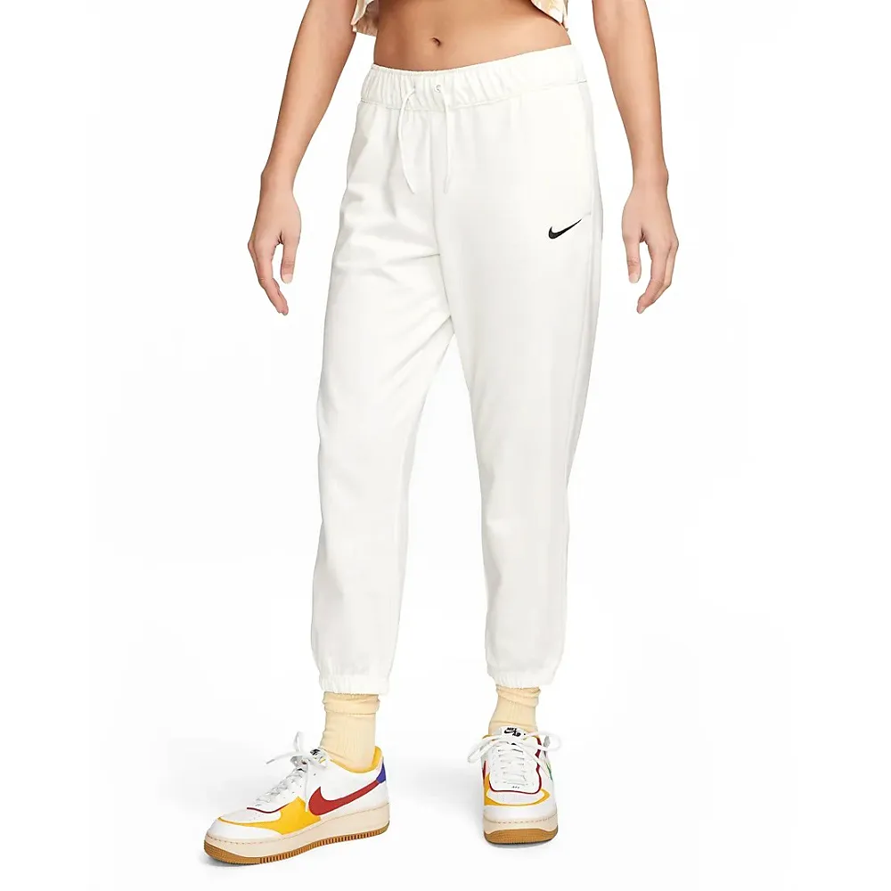 Nike 長褲 NSW Joggers Pants 女款 運動休閒 縮口褲 街頭風 口袋 勾勾 黑 白 DM6206-010 歷史價格詳細信息