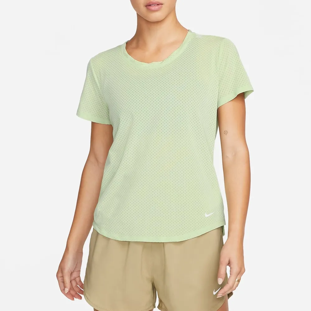 Nike ONE DF BREATHE STD SS 女 綠 網眼 運動 休閒 排汗 透氣 短褲 DX0132-343 歷史價格詳細信息
