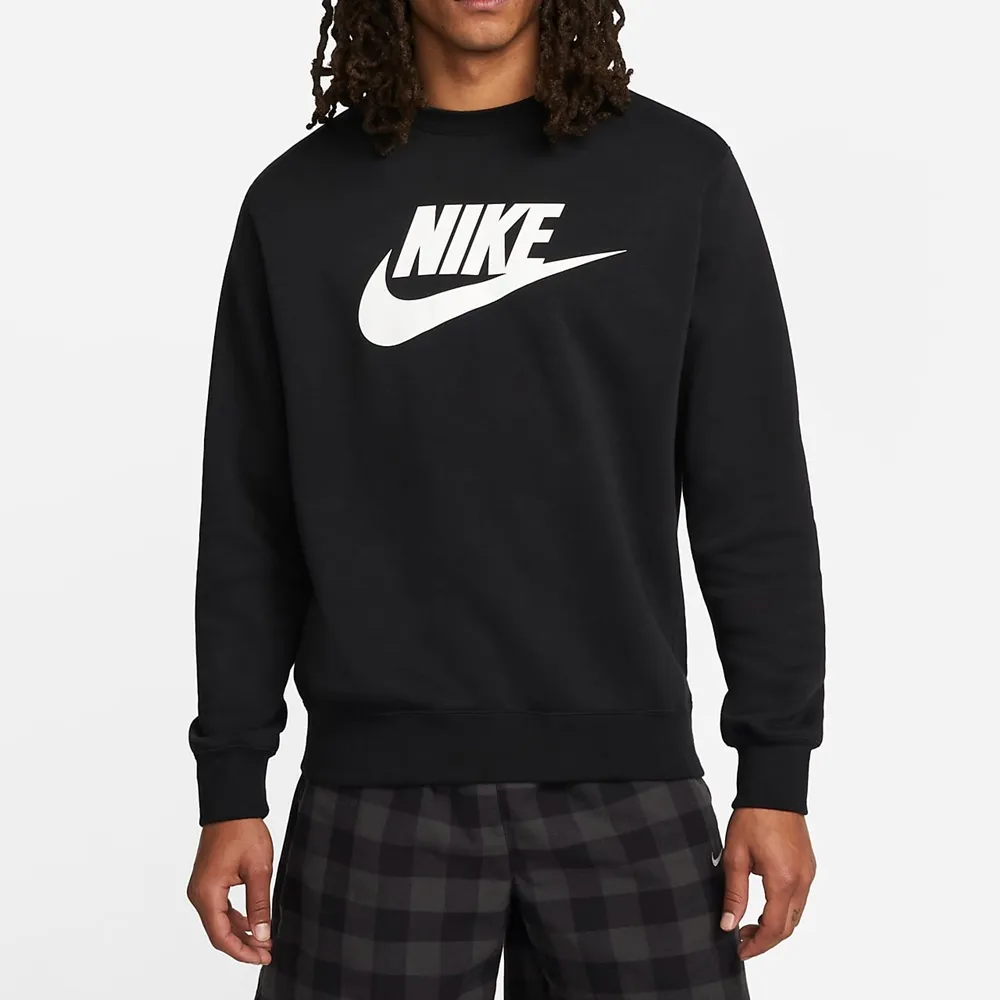 Nike AS M NSW Club BB Crew GX 男款 黑色 運動 休閒 長袖 上衣 DQ4913-010 歷史價格詳細信息