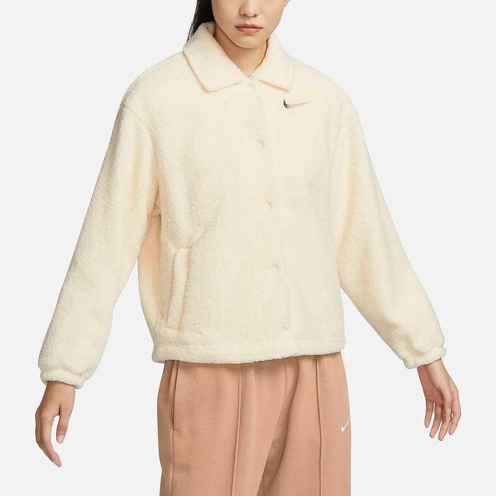 NIKE 刷毛外套 AS W NSW JKT SHERPA 女 FB1821118 米白 歷史價格詳細信息