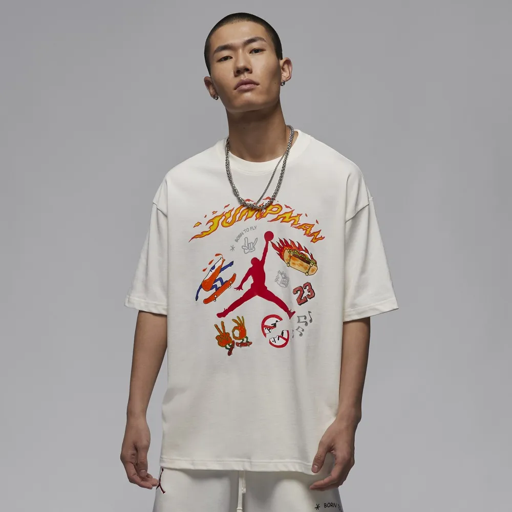 【NIKE】AS M J  SS OS CREW NECK GCEL 男 短袖T恤-HJ3965010 歷史價格詳細信息