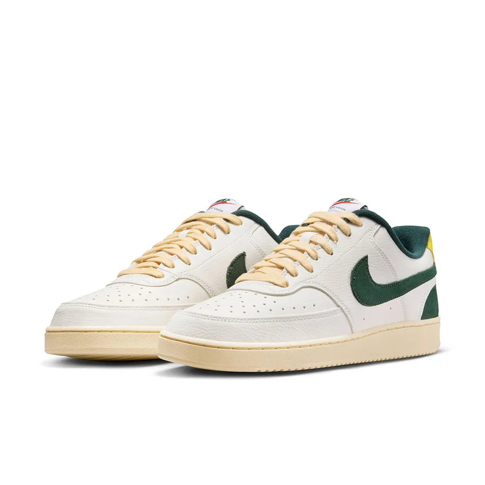 【NIKE】NIKE COURT VISION LO 男鞋 休閒鞋 米白 藍-HF1068133 歷史價格詳細信息