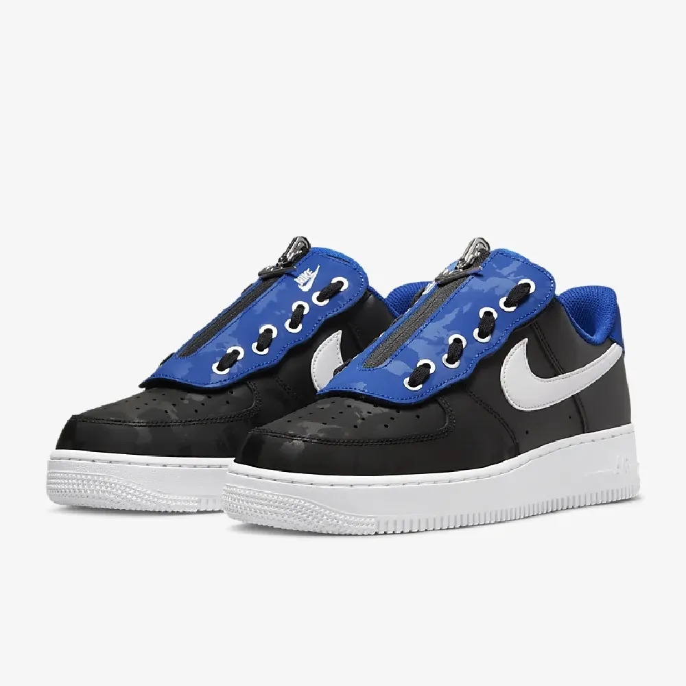 NIKE AIR FORCE 1 07 SHROUD 男休閒鞋 DC8875001 黑藍 歷史價格詳細信息