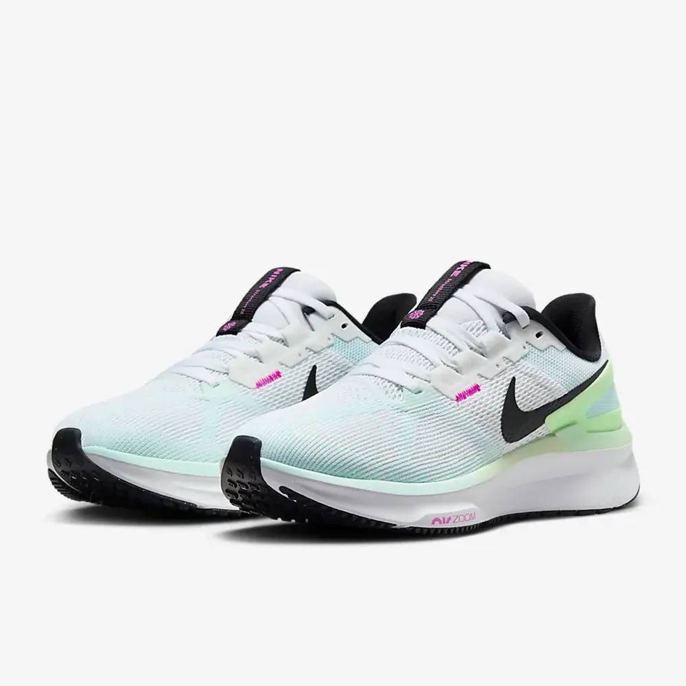 Nike W Air Zoom Structure 25 [DJ7884-104] 女 慢跑鞋 路跑 支撐 緩震 白黑銀 歷史價格詳細信息