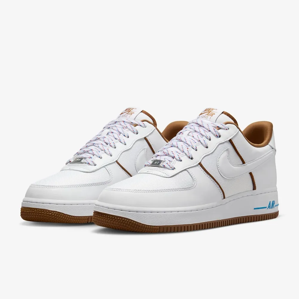 【NIKE】AIR FORCE 1 07 LX 休閒鞋 男鞋 格紋 米白綠 -DV0791100 歷史價格詳細信息