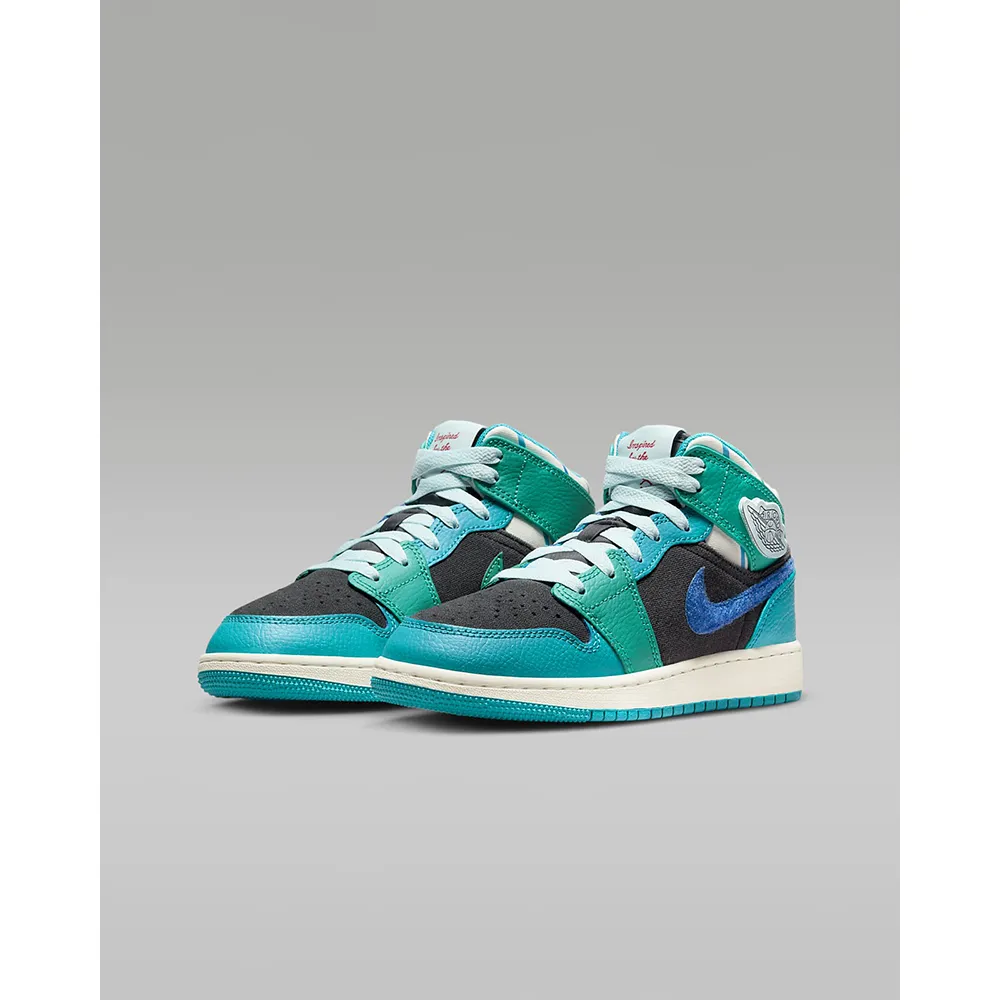 【NIKE】AIR JORDAN 1 MID (GS) 中大童 運動休閒鞋-DQ8423154 歷史價格詳細信息