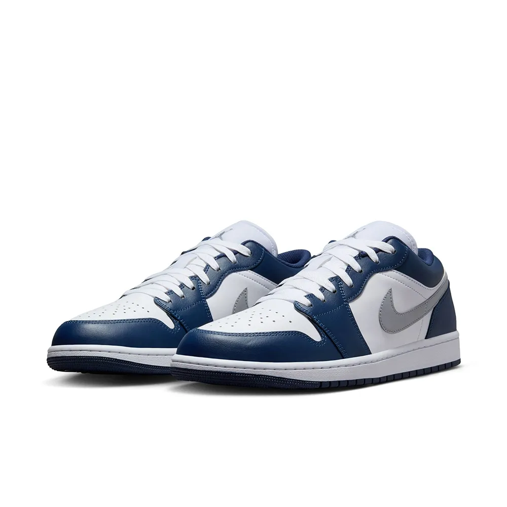 Nike Air Jordan 1 Low 553558-141 男 休閒鞋 運動 喬丹 AJ1 低筒 海軍藍 灰 歷史價格詳細信息