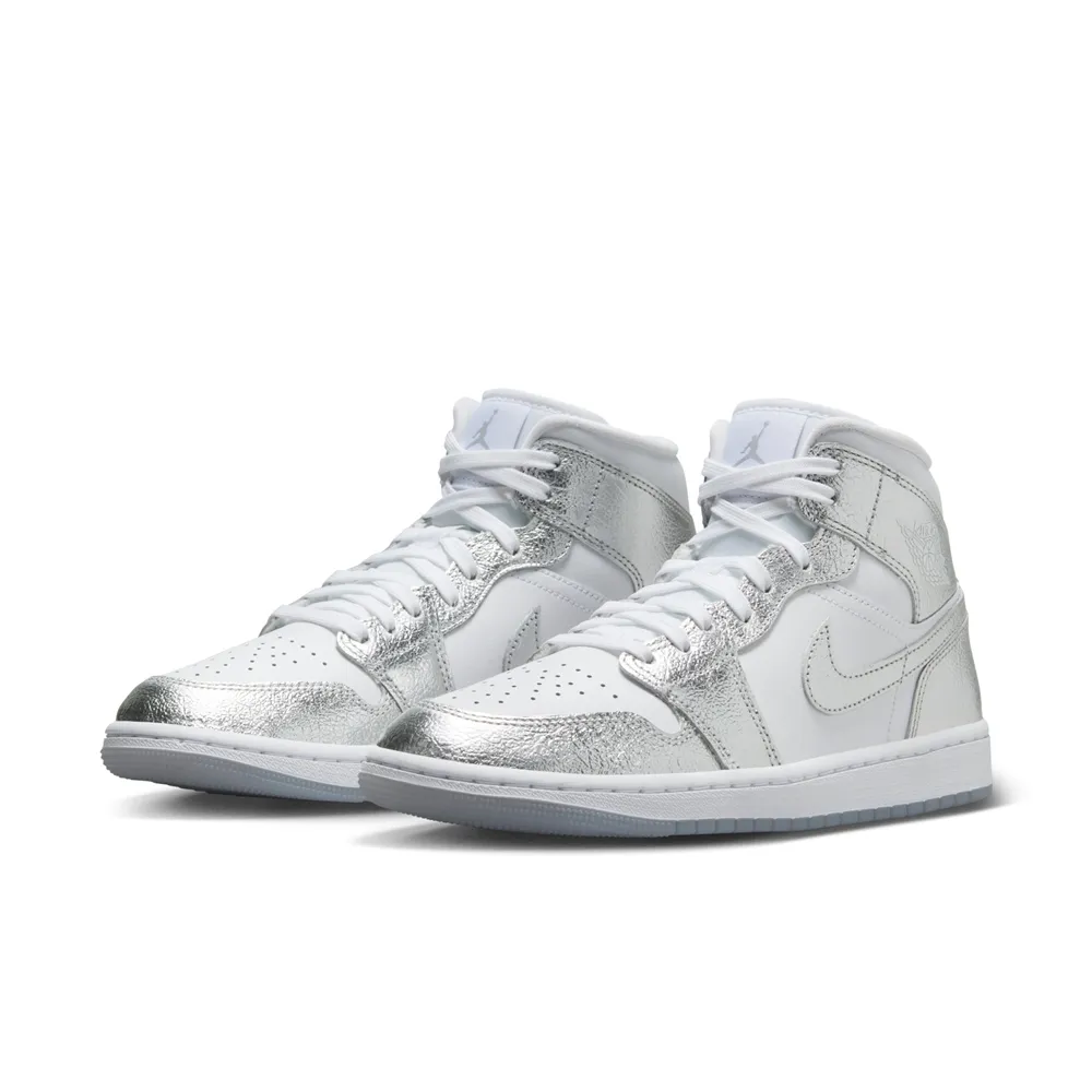 【NIKE】WMNS AIR JORDAN 1 MID SE 籃球鞋 男鞋 女鞋 黑白灰-DV0427100 歷史價格詳細信息