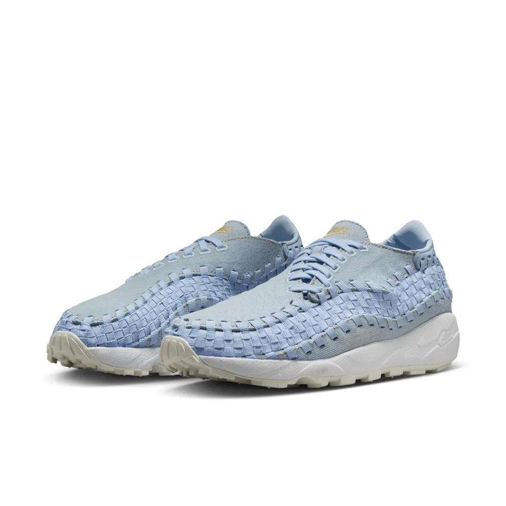 休閒鞋 Air Footscape Woven 女鞋 男鞋 藍 米白 牛仔 單寧 復刻 編織鞋 HF1759-400 歷史價格詳細信息