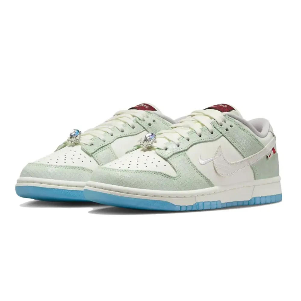 【NIKE】CNY龍年限定 W NIKE DUNK LOW LX 女鞋 休閒鞋 米/綠-FZ5065111 歷史價格詳細信息