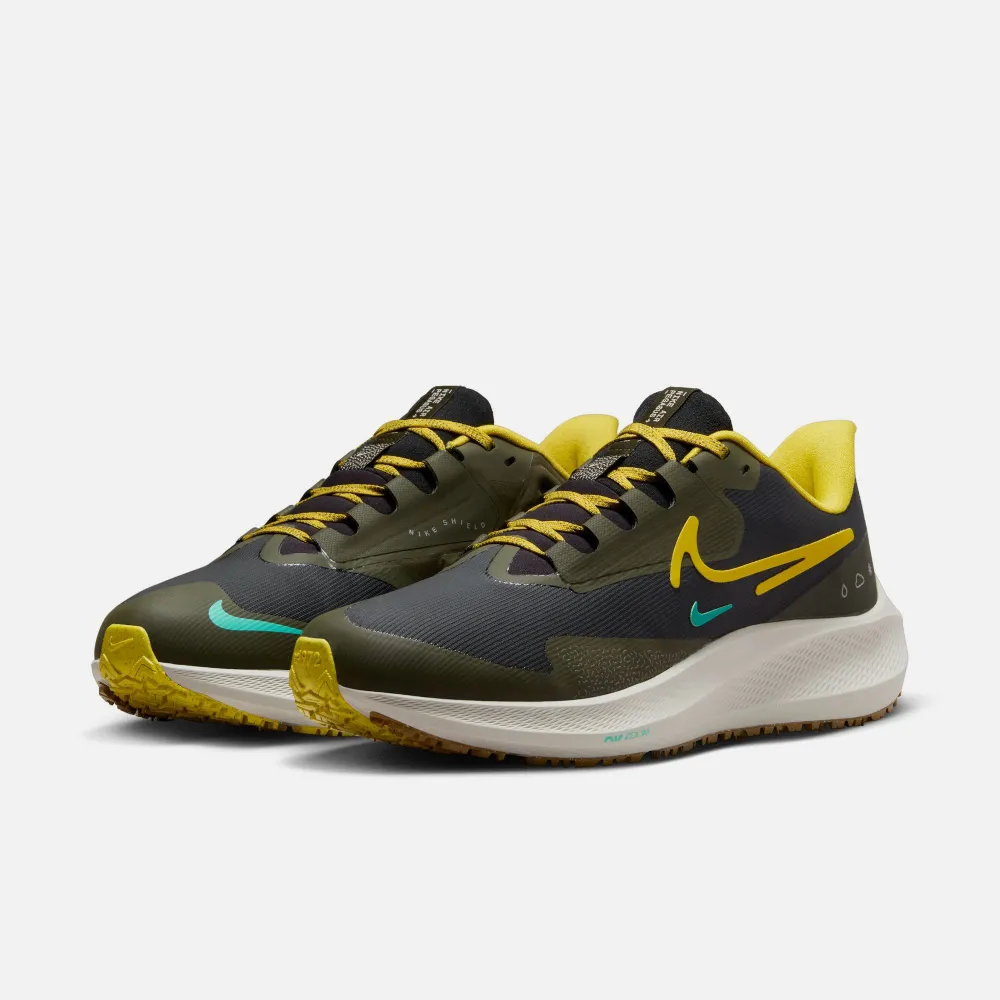 Nike Air Zoom Pegasus Shield 男 綠黃 防水 經典 訓練 慢跑鞋 FV8107-070 歷史價格詳細信息