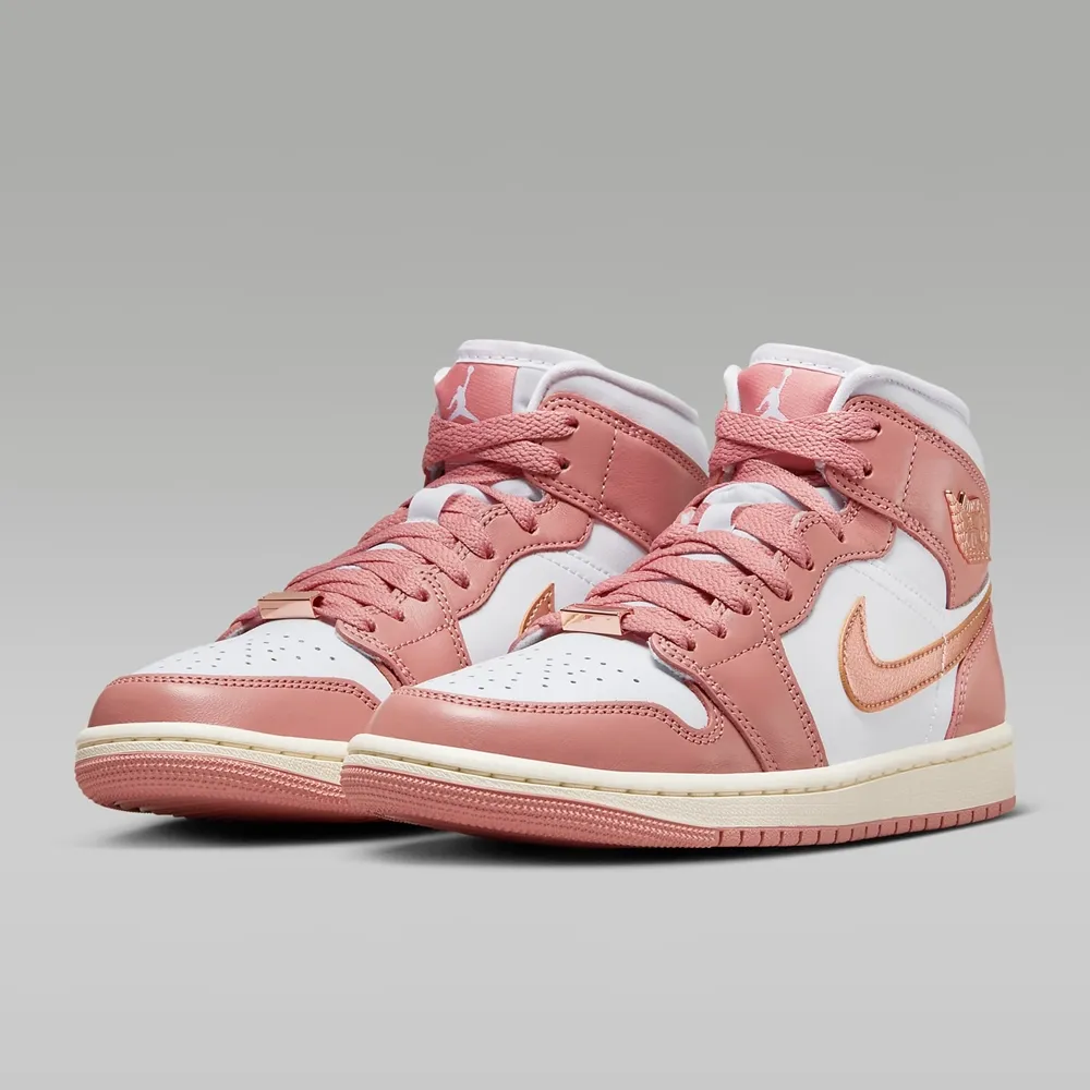 【NIKE】WMNS AIR JORDAN 1 MID SE 籃球鞋 男鞋 女鞋 黑白灰-DV0427100 歷史價格詳細信息