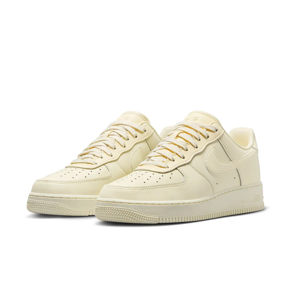 Nike Air Force1 07 Fresh 男 灰白 鋼印 皮革 經典 AF1 運動 休閒鞋 DM0211-002 歷史價格詳細信息
