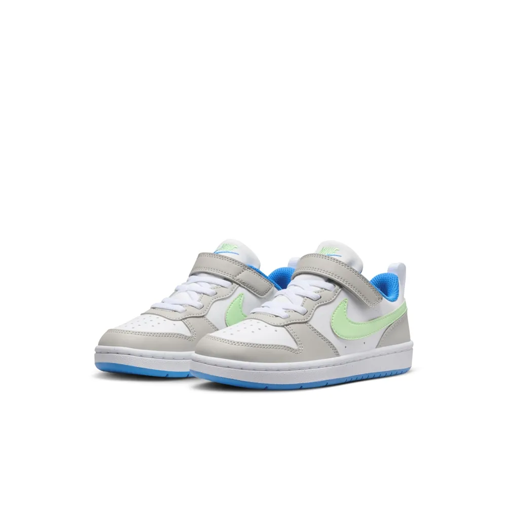 Nike Court Borough Low Recraft PS [DV5457-005] 中童 休閒鞋 經典 白灰綠 歷史價格詳細信息