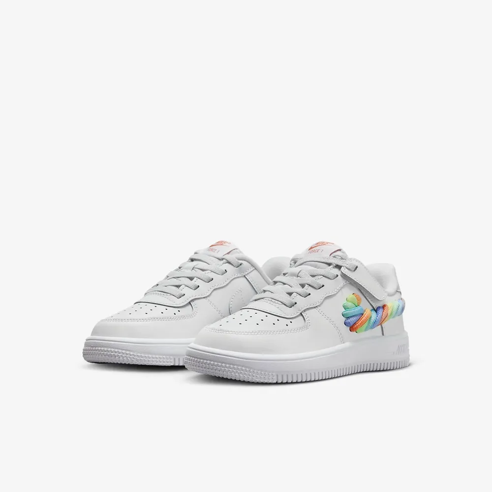Nike Force 1 Low EasyOn Lv8 1 PS FV6104-100 中童 休閒鞋 魔鬼氈 米白 歷史價格詳細信息