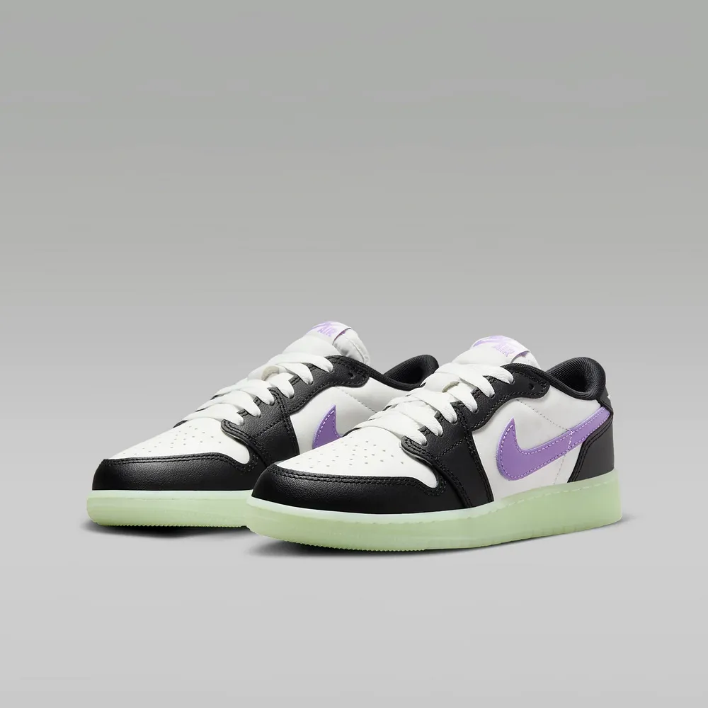 Nike Air Jordan 1 Low GS 白 黑 綠 女鞋 大童鞋 AJ1 ACS 553560-113 歷史價格詳細信息