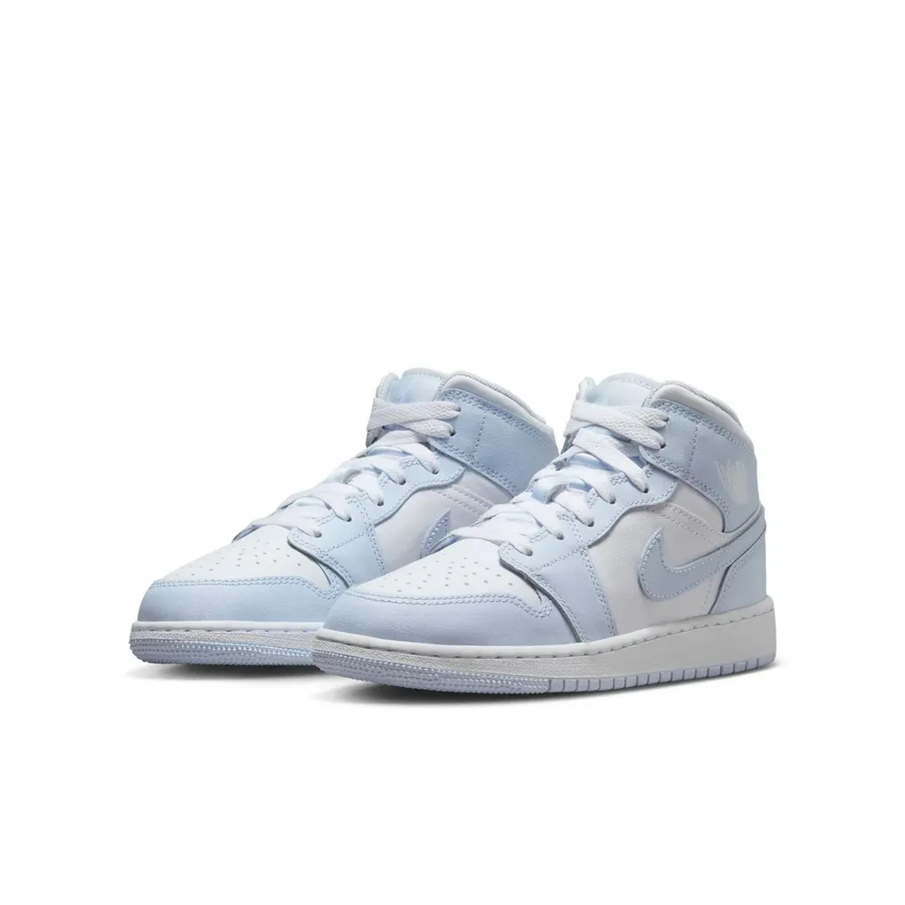 Nike Air Jordan 1 Mid GS 大童鞋 女鞋 Cement True Blue 灰 藍 喬丹 DQ8423-014 歷史價格詳細信息