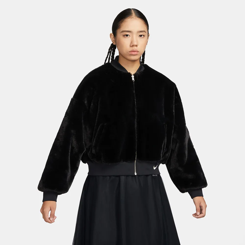 NIKE 女 AS W NSW FAUX FUR BOMBEER 運動外套 百搭 雙面穿 - FB8693133 歷史價格詳細信息