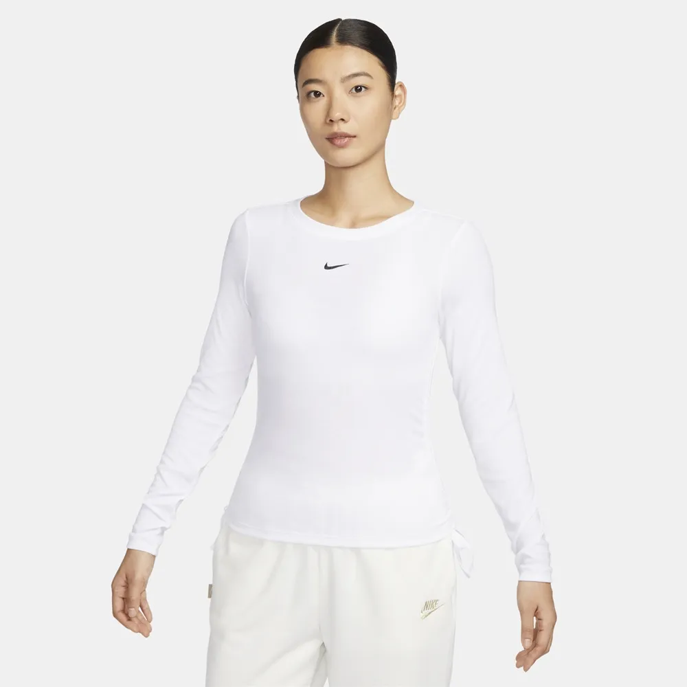 Nike NSW ESSNTL RIB SS MD CRP 女 米色 運動 基本款 休閒 短袖 FB8277-104 歷史價格詳細信息