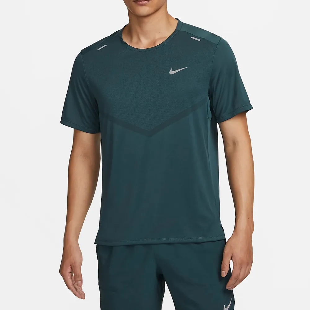 Nike AS M DF RISE 365 男款 黑色 白色 輕盈 透氣 反光慢跑 短袖 CZ9185-013 歷史價格詳細信息