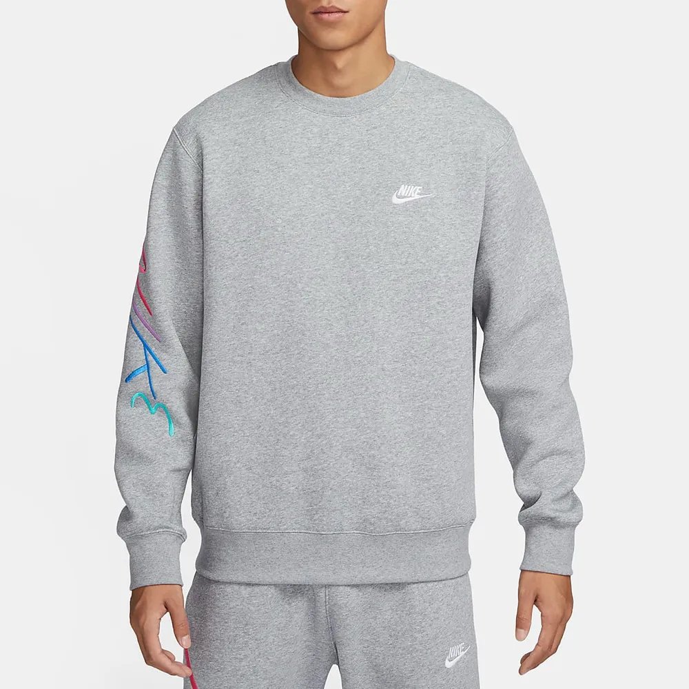 【NIKE】AS M NK CLUB + BB CREW MLOGO 長袖上衣 男 黑色-DX0782010 歷史價格詳細信息