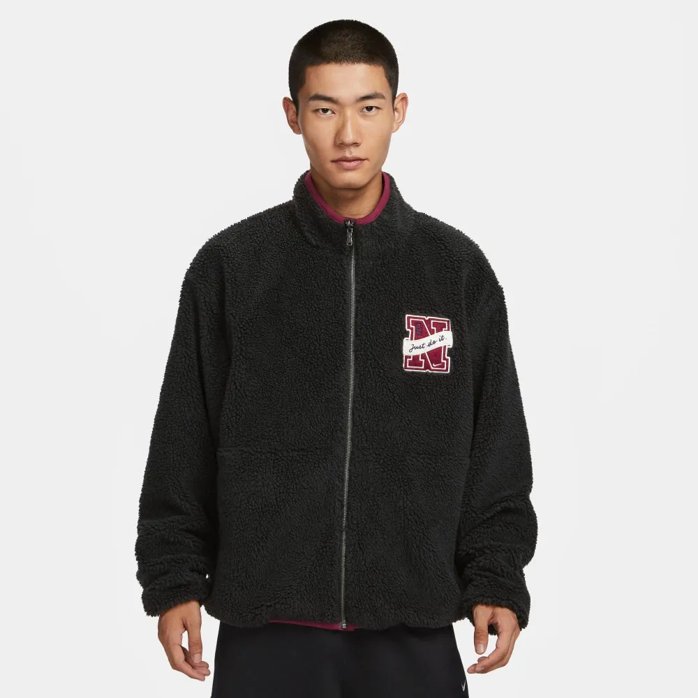 【NIKE】AS M NK WINTER JKT REV GCEL 男款 舖棉外套 雙面穿 羊羔絨 黑色 米白色-HV1737060 歷史價格詳細信息