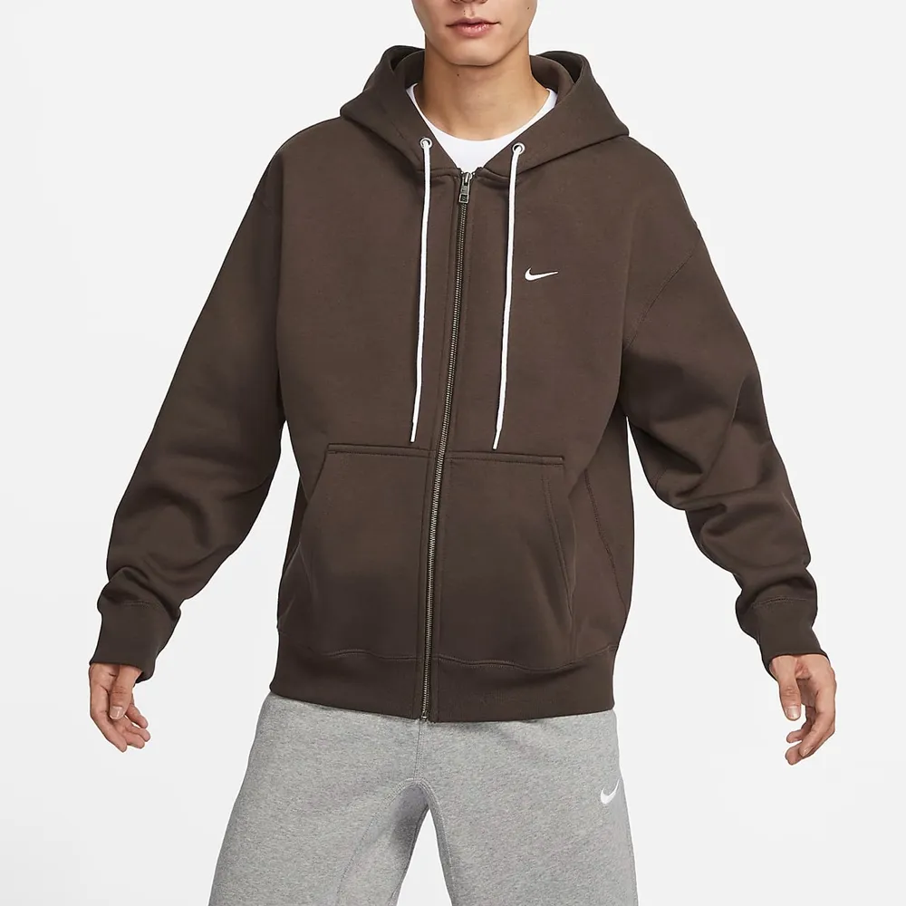 【NIKE】M NK SOLO SWSH HW FZ HOODIE 男 連帽上衣 外套 黑色-DR0403010 歷史價格詳細信息