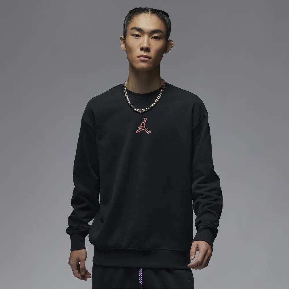 【NIKE】AS M J FLC CREW JT 男款 長袖上衣 大學T 喬丹 藍灰色-HF7846028 歷史價格詳細信息