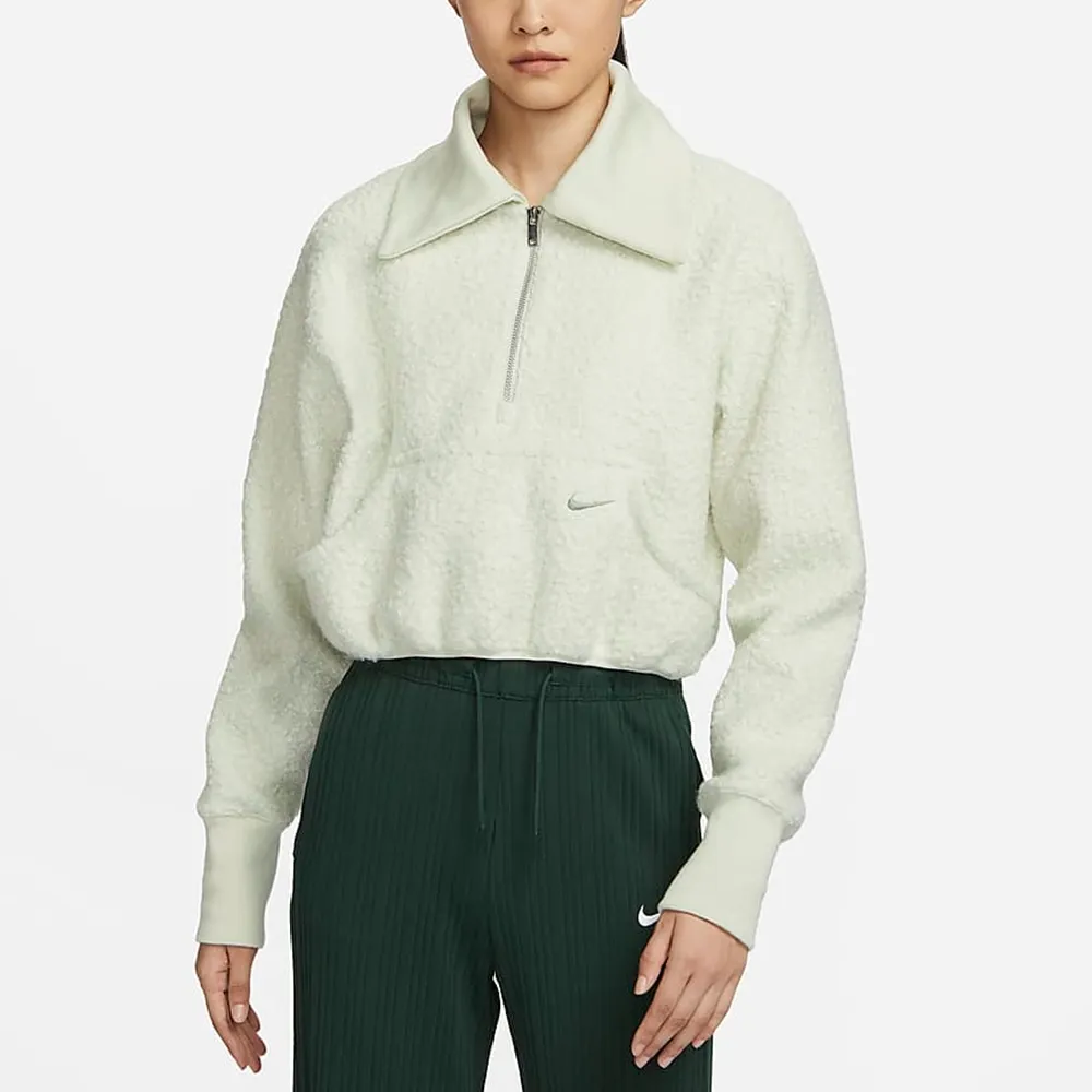 【NIKE】AS W NSW  HZ FLC TONE TECH GCE 女 長袖上衣 米白-HF5175113 歷史價格詳細信息