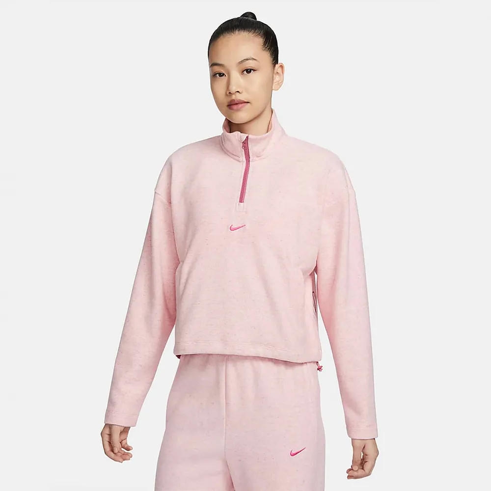 【NIKE】AS W NK TF COZY HZ TOP 女 長袖上衣 粉色-FV4014032 歷史價格詳細信息