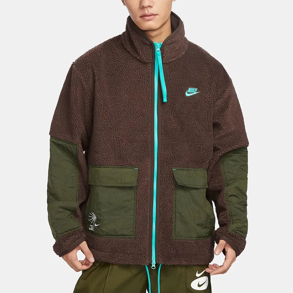 Nike AS M NSW Sherpa FZ Outdoor JKT 男款 白卡其色 運動 外套 FV4022-072 歷史價格詳細信息