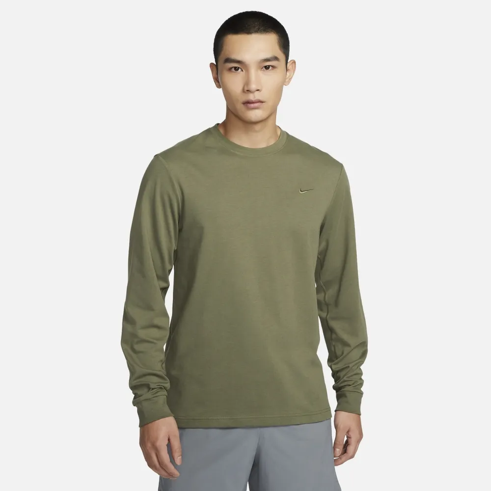 Nike AS M NK DF Primary LS Top 男 米白 上衣 基本款 運動 長袖 FB8586-030 歷史價格詳細信息