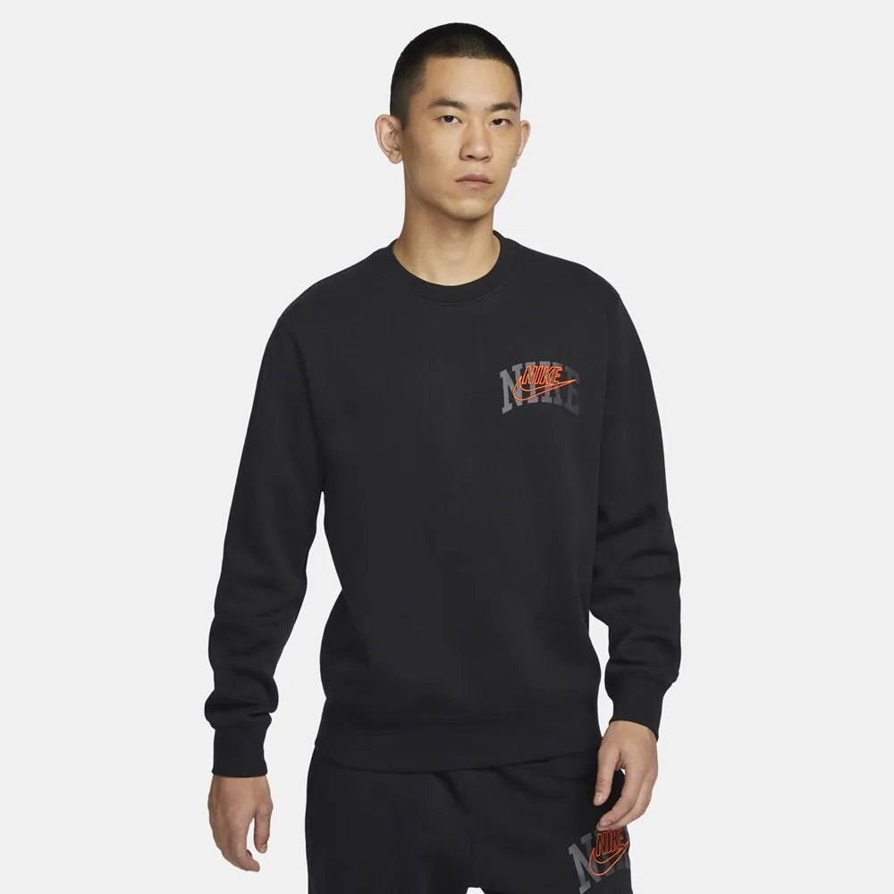 【NIKE】AS M NK CLUB + BB CREW MLOGO 長袖上衣 男 黑色-DX0782010 歷史價格詳細信息