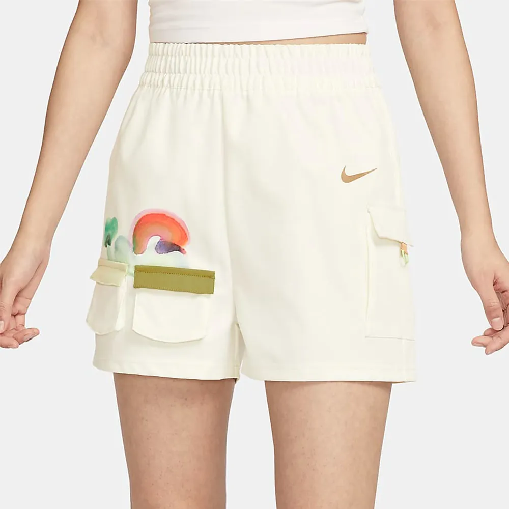 Nike NSW Short WVN AOP GCEL 男 青綠 刺繡 夏天 海邊 短褲 FQ0350-349 歷史價格詳細信息