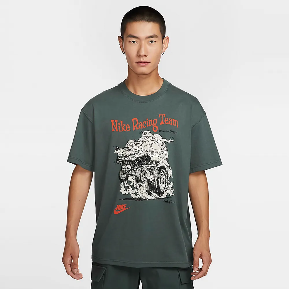 Nike 短袖 NSW Max90 男款 白 墨綠 兩色 短T 寬鬆 純棉 波紋 中磅數 任選 【ACS】 歷史價格詳細信息