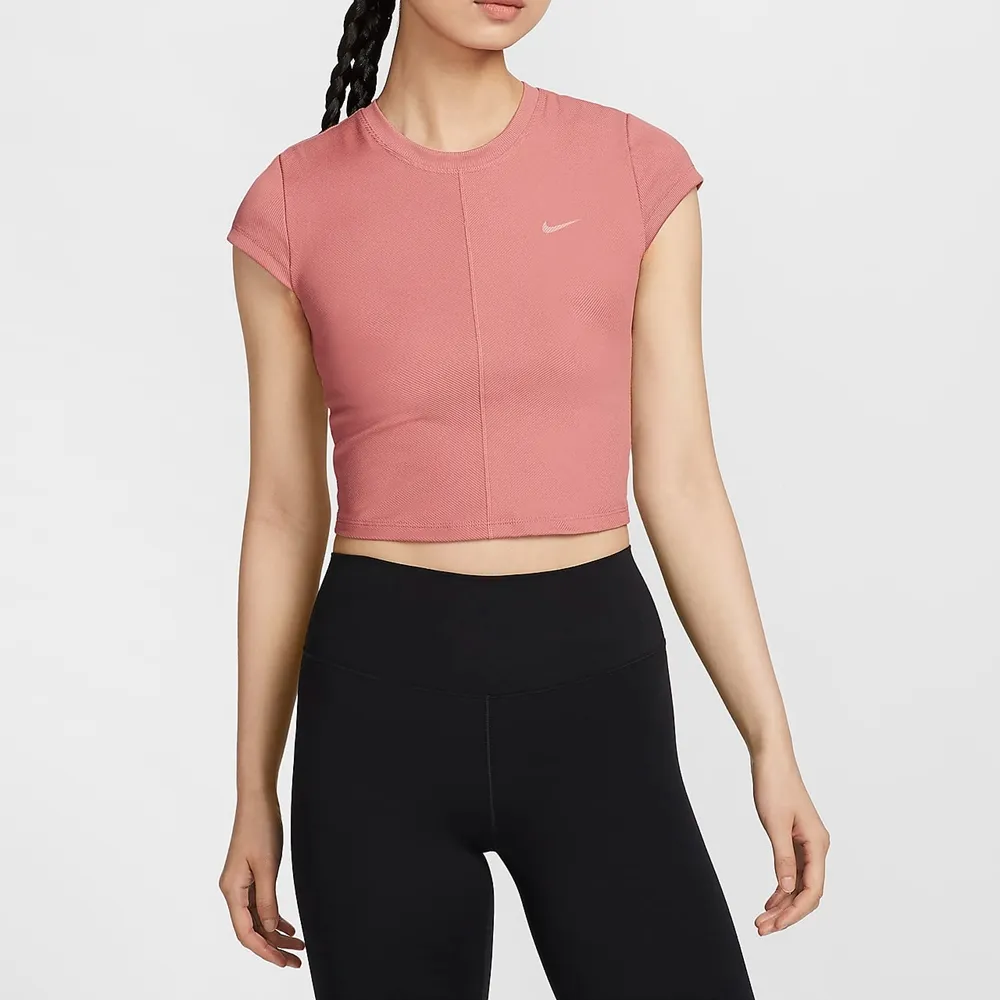 【NIKE】AS W NIKE ONE RIB SS TOP CAPSU 女 短袖上衣 黑色-FV7875010 歷史價格詳細信息