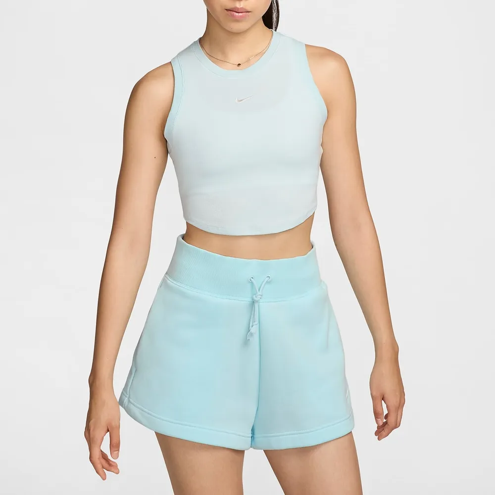 Nike NSW ESSNTL RIB SS MD CRP 女 米色 運動 基本款 休閒 短袖 FB8277-104 歷史價格詳細信息