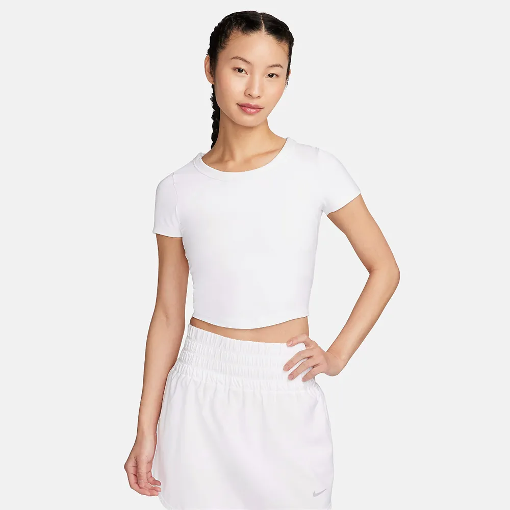 NIKE 女 短袖上衣 AS W NK ONE DF SS STD CRP TOP 短版 排汗 - DD4955010 歷史價格詳細信息
