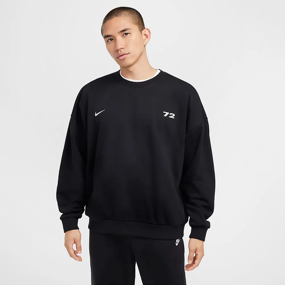 Nike 大學T Oversized Sweatshirt 女款 寬鬆 長版 落肩 寬衣袖 微刷毛 橘棕 黑 DD5611-816 歷史價格詳細信息