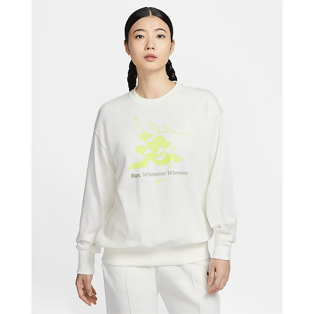 【NIKE】AS W NSW PHNX FLC OS CREW 女 長袖上衣 桃紅-DQ5734615 歷史價格詳細信息