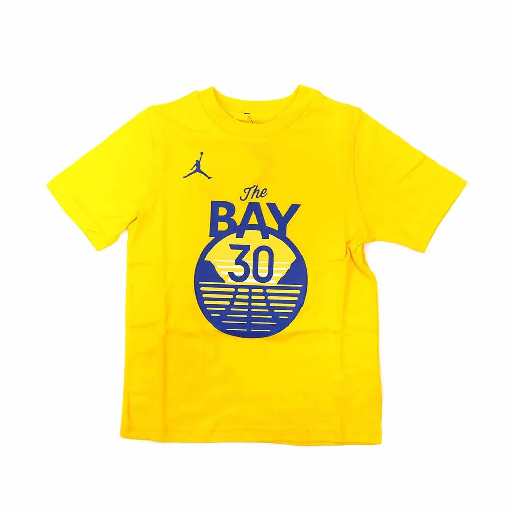 NBA Statement Edition 兒童 短袖上衣 勇士隊 Klay Thompson 黃色 歷史價格詳細信息