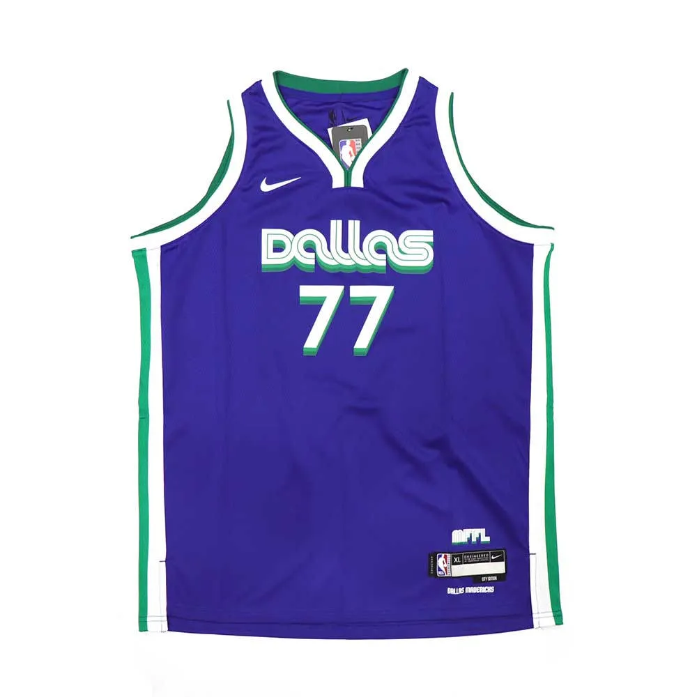 NBA City Edition 青少年球衣 Luka Doncic 獨行俠隊 WZ2B7BU3P-MAVDL 白色 歷史價格詳細信息