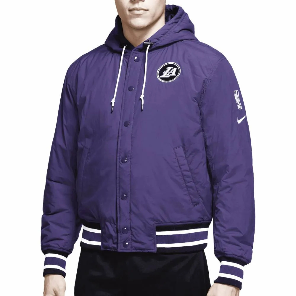 【NIKE】 NBA Courtside City Edition 刷毛 連帽T恤 湖人隊-DR2420535 歷史價格詳細信息