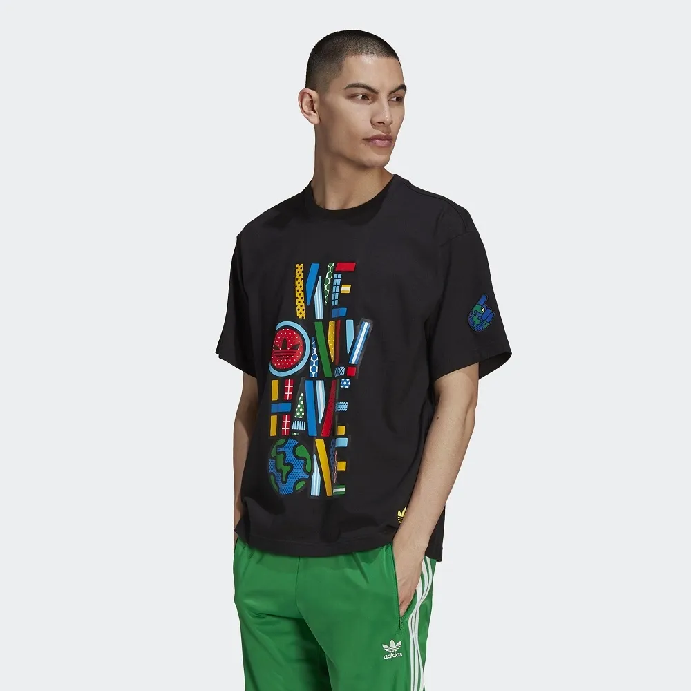 ADIDAS Arist Tee SS 男款 三葉草 印花 短袖上衣 T恤 HA4703 黑 HA4704 白 歷史價格詳細信息