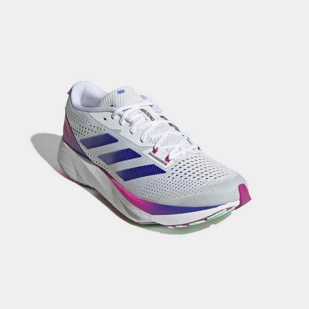 Adidas Adizero SL J [IF5542] 大童 慢跑鞋 運動鞋 支撐 彈力 緩震 粉筆白 藍 歷史價格詳細信息