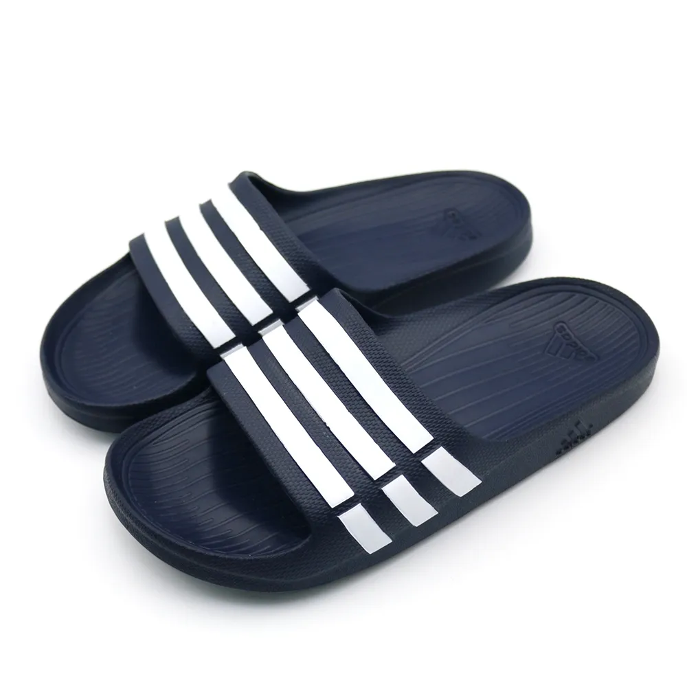 Adidas Duramo Slide [G14309] 男女 運動 涼鞋 拖鞋 休閒 舒適 輕量 藍 白 愛迪達 歷史價格詳細信息
