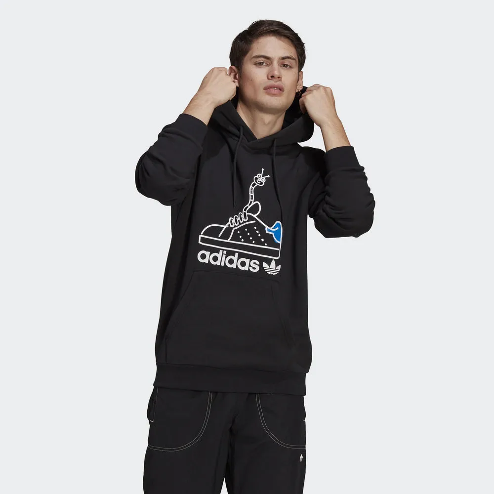 【ADIDAS】WORM HOODIE 男女 連帽上衣-GN2159 歷史價格詳細信息