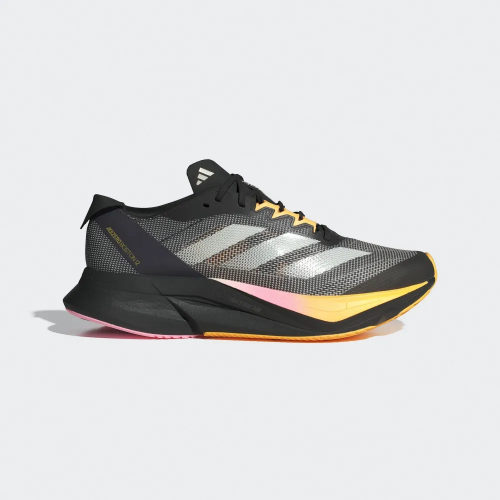 Adidas Adizero Boston 12 W IF9221 女 慢跑鞋 運動 競速 跑鞋 避震 輕量 黑黃 歷史價格詳細信息